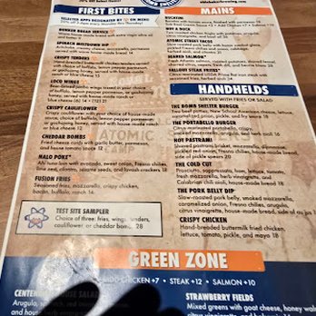 Able Baker Brewing - Bomb Shelter - Menu - Brewpubs Near Me - Las Vegas, Nevada