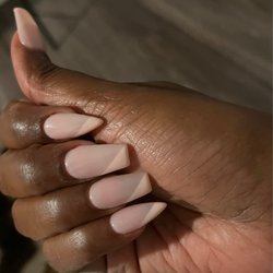 Ombre Nail Bar - Coffin\ stiletto shaped nails. Full set w/ gel polish.