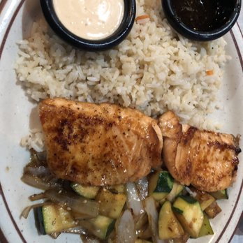Akashi - Hibachi salmon and fried rice - Sushi Bars Near Me - Durham, North Carolina
