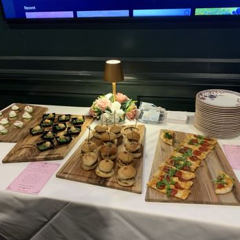 Elite Event: Pink Party at PostScript - Cheese Cucumber on brioche Champagne Shrimp - Hericot Vert Sliders Truffle Pepperoni Flat Bread - Yelp Events Near Me - Houston, Texas