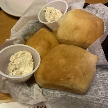 Texas Roadhouse - The highlight of this meal... warm bread rolls! - Steakhouses Near Me - Durham, North Carolina