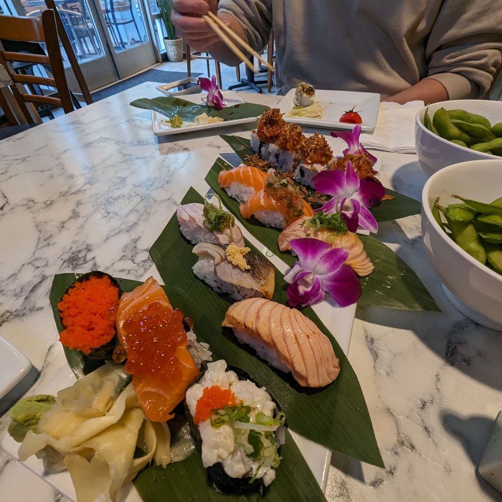 SushiStop - Burbank - Different 3pc Nigiri sushi - Japanese Near Me - Burbank, California SushiStop - Burbank - Different 3pc Nigiri sushi - Japanese Near Me - Burbank, California