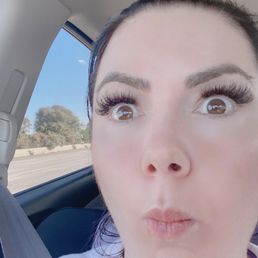 Even though this is a funny photo, you can still see how nice Victoria's Volume Lash Fill looks. Even though this is a funny photo, you can still see how nice Victoria's Volume Lash Fill looks.