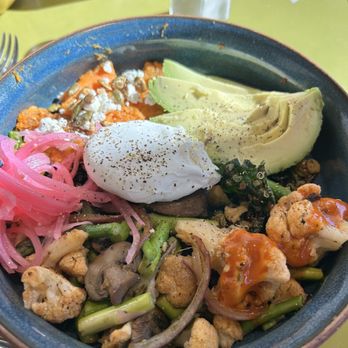 Snooze, an A.M. Eatery - Bountiful Buddha Bowl with egg - Breakfast & Brunch Near Me - Austin, Texas Snooze, an A.M. Eatery - Bountiful Buddha Bowl with egg - Breakfast & Brunch Near Me - Austin, Texas