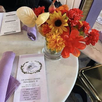 Cafe Italia - table setting - Cafes Near Me - Providence, Rhode Island