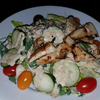 Shark Reef Cafe - The Ceasar salad with added chicken was filling. I did need more dressing. - Burgers Near Me - Albuquerque, New Mexico