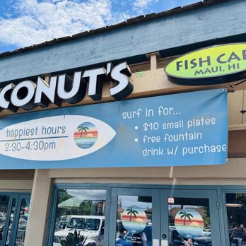 Coconuts Fish Cafe - Entrance - Seafood Near Me - Kihei, Hawaii Coconuts Fish Cafe - Entrance - Seafood Near Me - Kihei, Hawaii