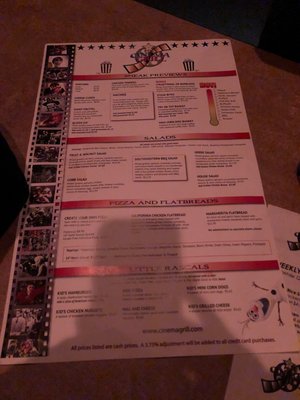 Menu photo 1 Cinema Grill New Hope, MN