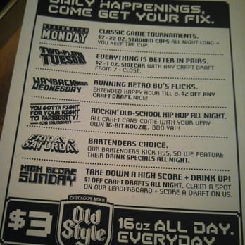 16-Bit Bar+Arcade - Daily specials - Arcades Near Me - Columbus, Ohio 16-Bit Bar+Arcade - Daily specials - Arcades Near Me - Columbus, Ohio