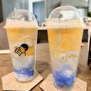 Heytea - Coconut Mango Blue - Bubble Tea Near Me - Irvine, California