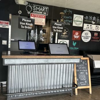 Smart Kitchens - The front kiosk to order among a dozen restaurants vendor. - Kitchen Incubators Near Me - Irvine, California