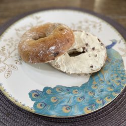 A.M. Bagel - Cannoli Bagel with Cannoli Cream Cheese
