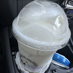 Lychee slushy with aloe Vera