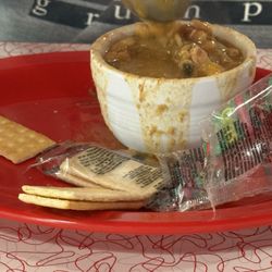 The Pizza Station - White chicken chili.
