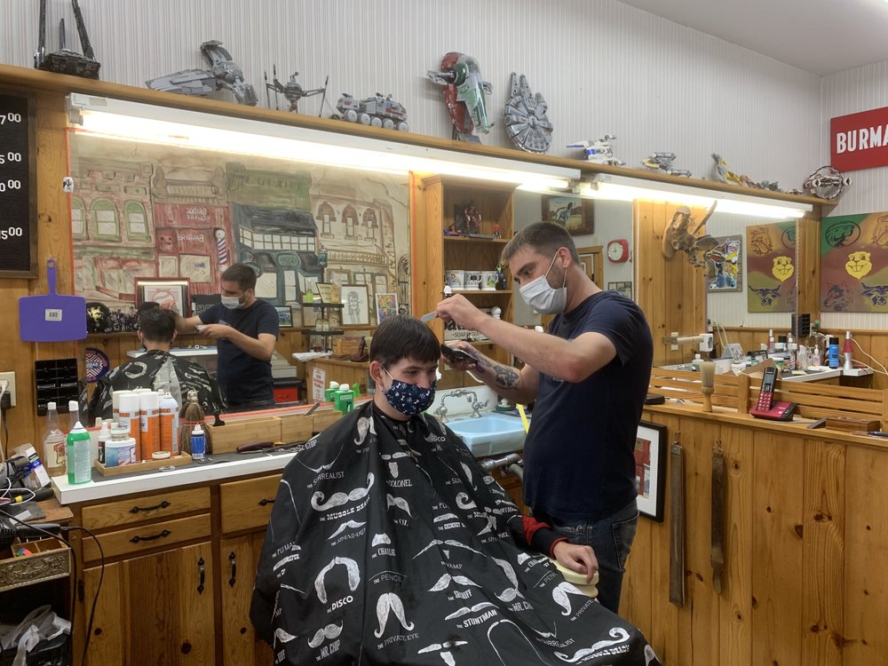 Bridge Square Barber Shop Logo