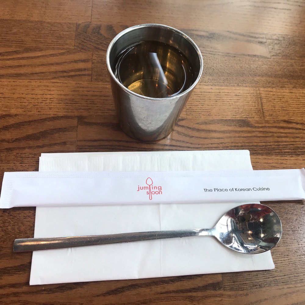 Jumping Spoon - Complimentary hot tea. Yum! - Korean Near Me - Hercules, California Jumping Spoon - Complimentary hot tea. Yum! - Korean Near Me - Hercules, California