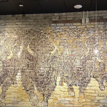 The Toasted Frog - New wall mural - painted by ND native, Casey Opstad. - New American Near Me - Fargo, North Dakota