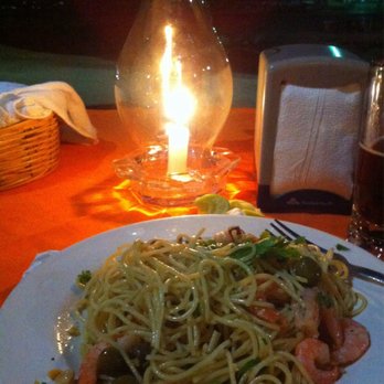 Junto Al Mar - Pasta with shrimps - Seafood Near Me - Puerto Escondido, OAX