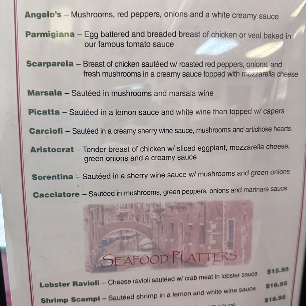 Angelo's - Menu - Italian Near Me - Winnsboro, Texas Angelo's - Menu - Italian Near Me - Winnsboro, Texas