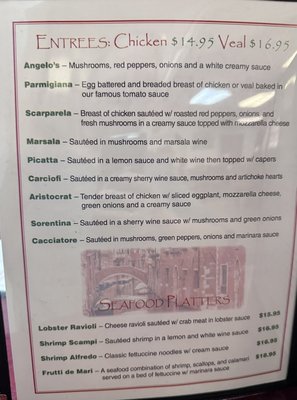 Menu photo 1 Angelo's Winnsboro, TX