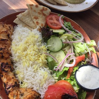Luna Grill Oxnard - Chicken kabob was soooooo flavorful and juicy! Basmati rice was yummy, salad was great and the cucumber yogurt was delicious - Mediterranean Near Me - Oxnard, California Luna Grill Oxnard - Chicken kabob was soooooo flavorful and juicy! Basmati rice was yummy, salad was great and the cucumber yogurt was delicious - Mediterranean Near Me - Oxnard, California
