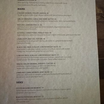 Alisa - Menu - Greek Near Me - Venice, California