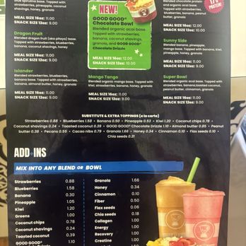 Better Blend - Menu - Juice Bars & Smoothies Near Me - Cincinnati, Ohio