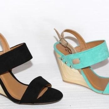Premium shoe store showcasing discount footwear