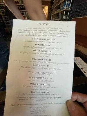 Menu photo 2 Freeland Spirits Portland, OR