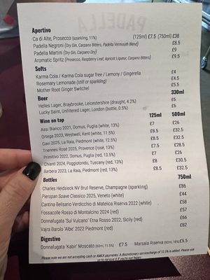 Menu photo 1 Padella Shoreditch London, XGL
