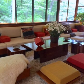Fallingwater - Living room - Landmarks & Historical Buildings Near Me - Mill Run, Pennsylvania Fallingwater - Living room - Landmarks & Historical Buildings Near Me - Mill Run, Pennsylvania
