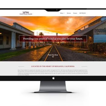Clovr Creative - Stout Payne Waner Wealth Management - Redlands, CA - Web Design Near Me