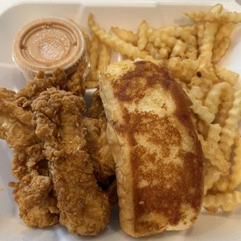 Raising Cane's Chicken Fingers - The Caniac Combo no coleslaw extra fries - Fast Food Near Me - Henderson, Nevada Raising Cane's Chicken Fingers - The Caniac Combo no coleslaw extra fries - Fast Food Near Me - Henderson, Nevada