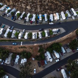 Multiple levels of this quaint rv park