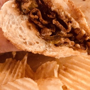 Spot In the Woods - Philly steak sammie with chips - Bars Near Me - Friendship, Wisconsin Spot In the Woods - Philly steak sammie with chips - Bars Near Me - Friendship, Wisconsin
