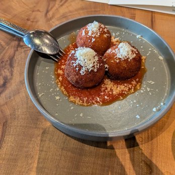 Bosco - Sweet Corn Arancini - Italian Near Me - San Francisco, California Bosco - Sweet Corn Arancini - Italian Near Me - San Francisco, California