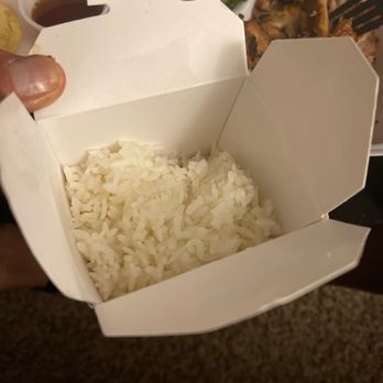 Tokyo Teriyaki - How does one finish a meal with minimum amount of rice. SMH - Japanese Near Me - Northglenn, Colorado Tokyo Teriyaki - How does one finish a meal with minimum amount of rice. SMH - Japanese Near Me - Northglenn, Colorado