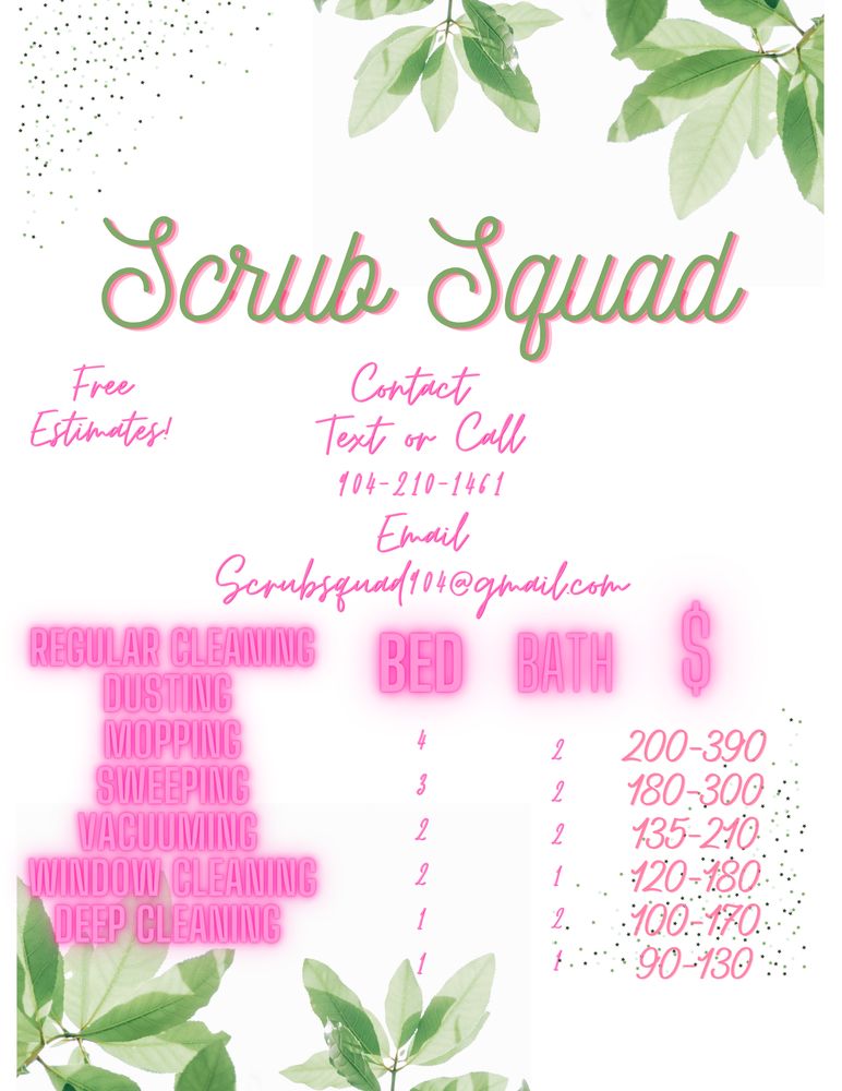 SCRUB SQUAD Jacksonville, Florida Home Cleaning Phone Number Yelp