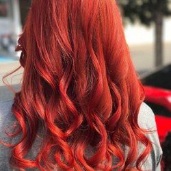 D'Saenz HairStudio - Omars Work was featured by matrix on Instagram with this beautiful red