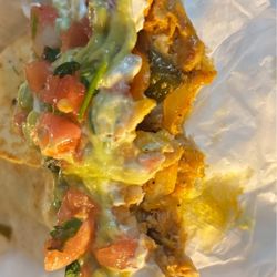 La Victoria Taqueria - Chicken Quesadilla + vegetables