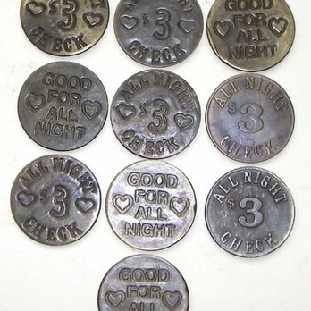 Three Dollar Deweys - Brass tokens - American Near Me - Portland, Maine Three Dollar Deweys - Brass tokens - American Near Me - Portland, Maine