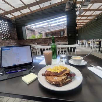 Frothy Monkey - Farm Breakfast & chai latte - Cafes Near Me - Birmingham, Alabama