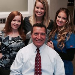 Meet the Morrison Cosmetic Dentistry team! Dawn, Michelle, Stacey, and Dr. Morrison!
