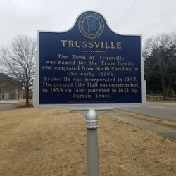 Trussville City Hall - One of two markers on the property