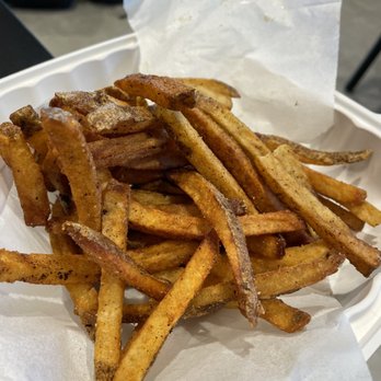 Fat Guy's Burger Bar - Seasoned fries were good too - Bars Near Me - Tulsa, Oklahoma