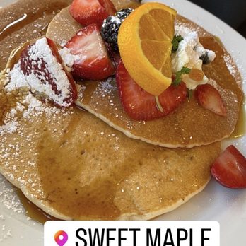 Sweet Maple - Pancakes with berries - American Near Me - San Francisco, California Sweet Maple - Pancakes with berries - American Near Me - San Francisco, California
