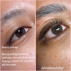 Johné Beauty Bar - Eyebrow lamination and eyelash lift