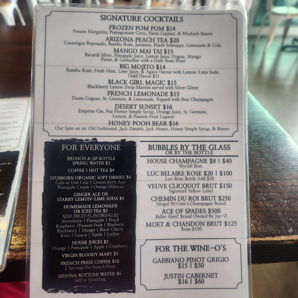 Brunch & Sip - Menu - Coffee & Tea Near Me - Phoenix, Arizona