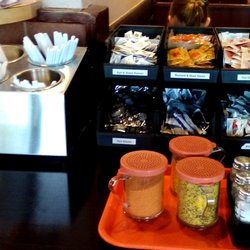 American Deli - Yay for sauces galore! My tastebuds surely won't be bored.