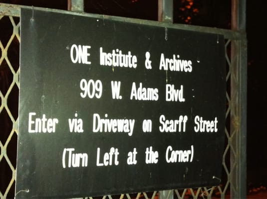 ONE Archives at the USC Libraries by null